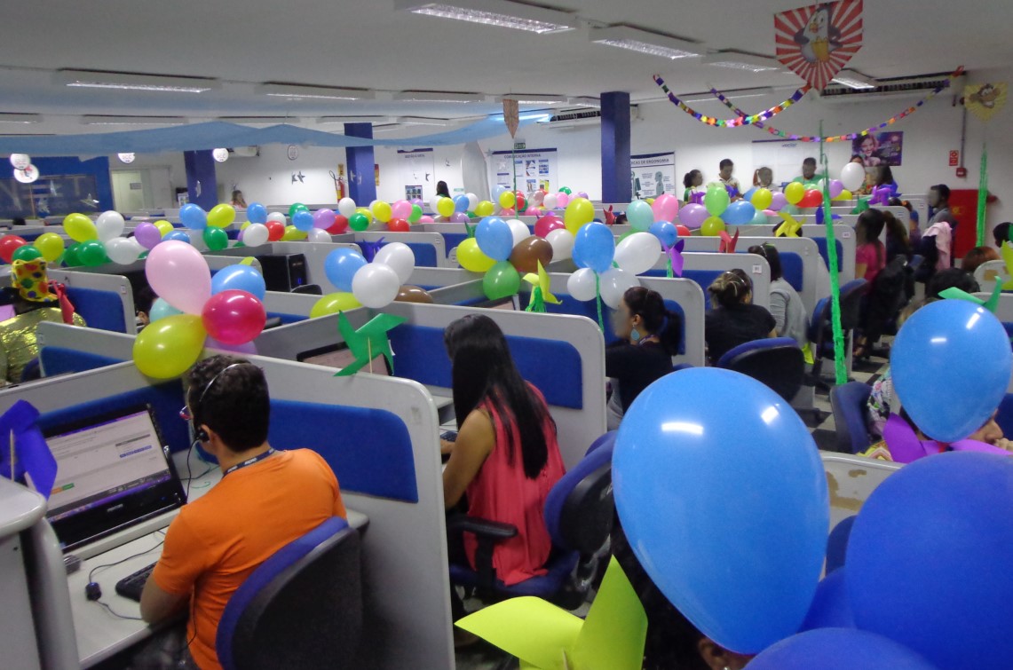 decoração dia das crianças empresa