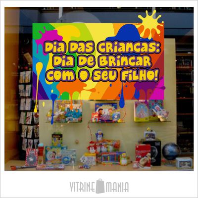 ideias de vitrine dia das crianças para inspirar