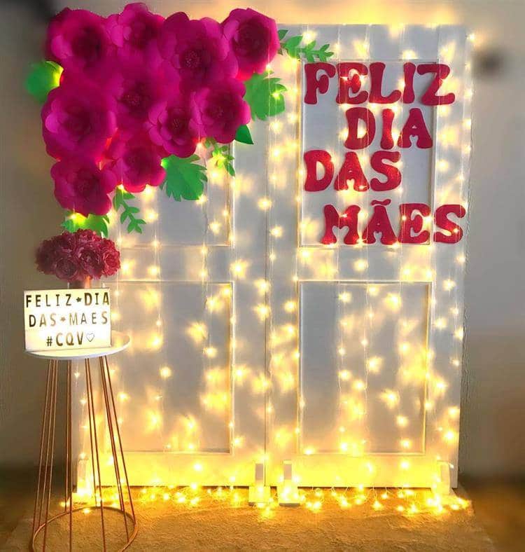 ideias de decoração dia das mães para escola