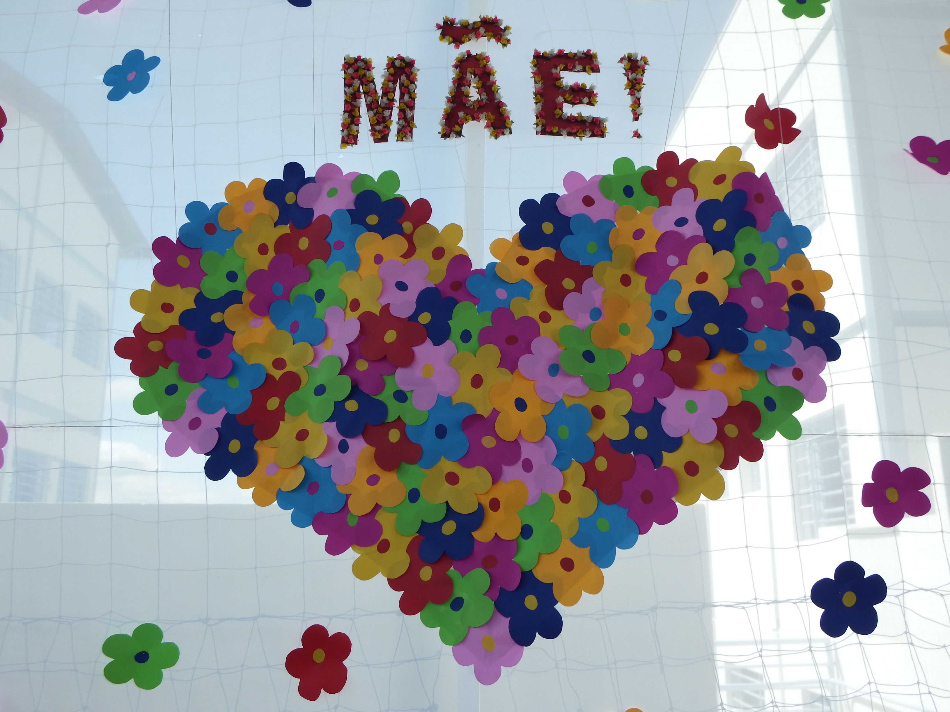 mural dia das mães educação infantil