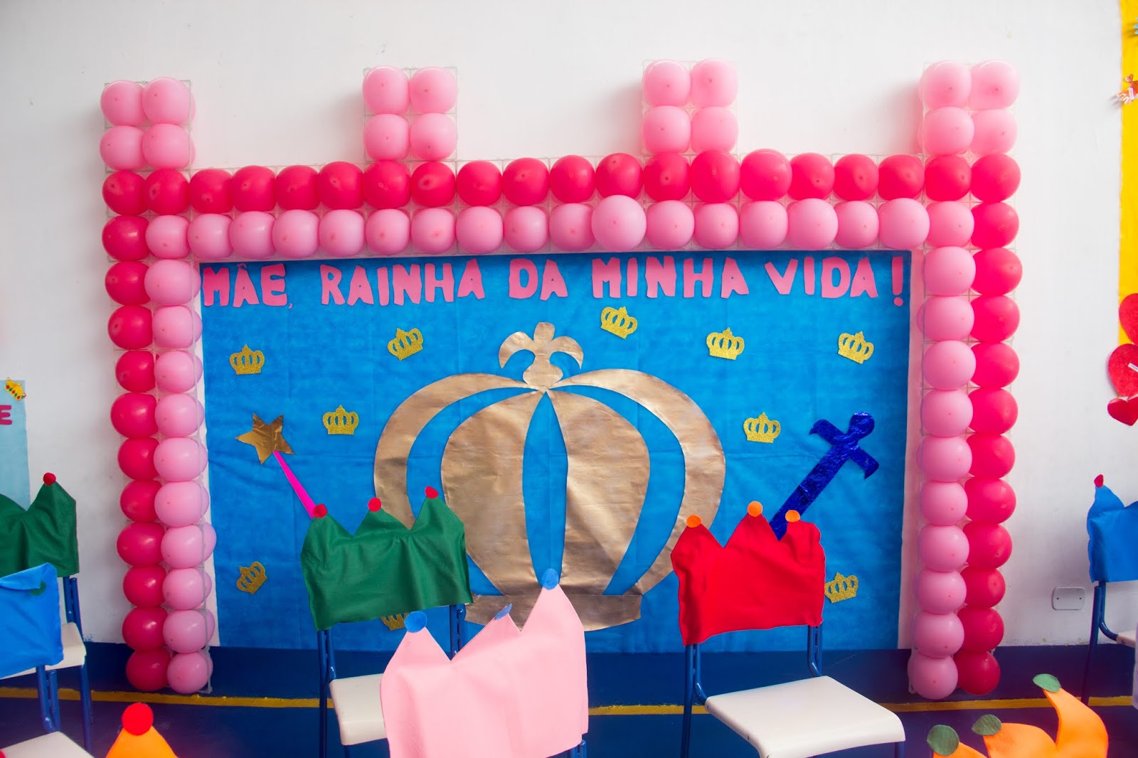 mural dia das mães educação infantil