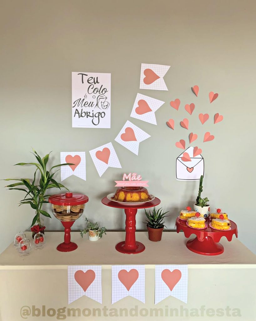 ideias criativas decoração dia das mães