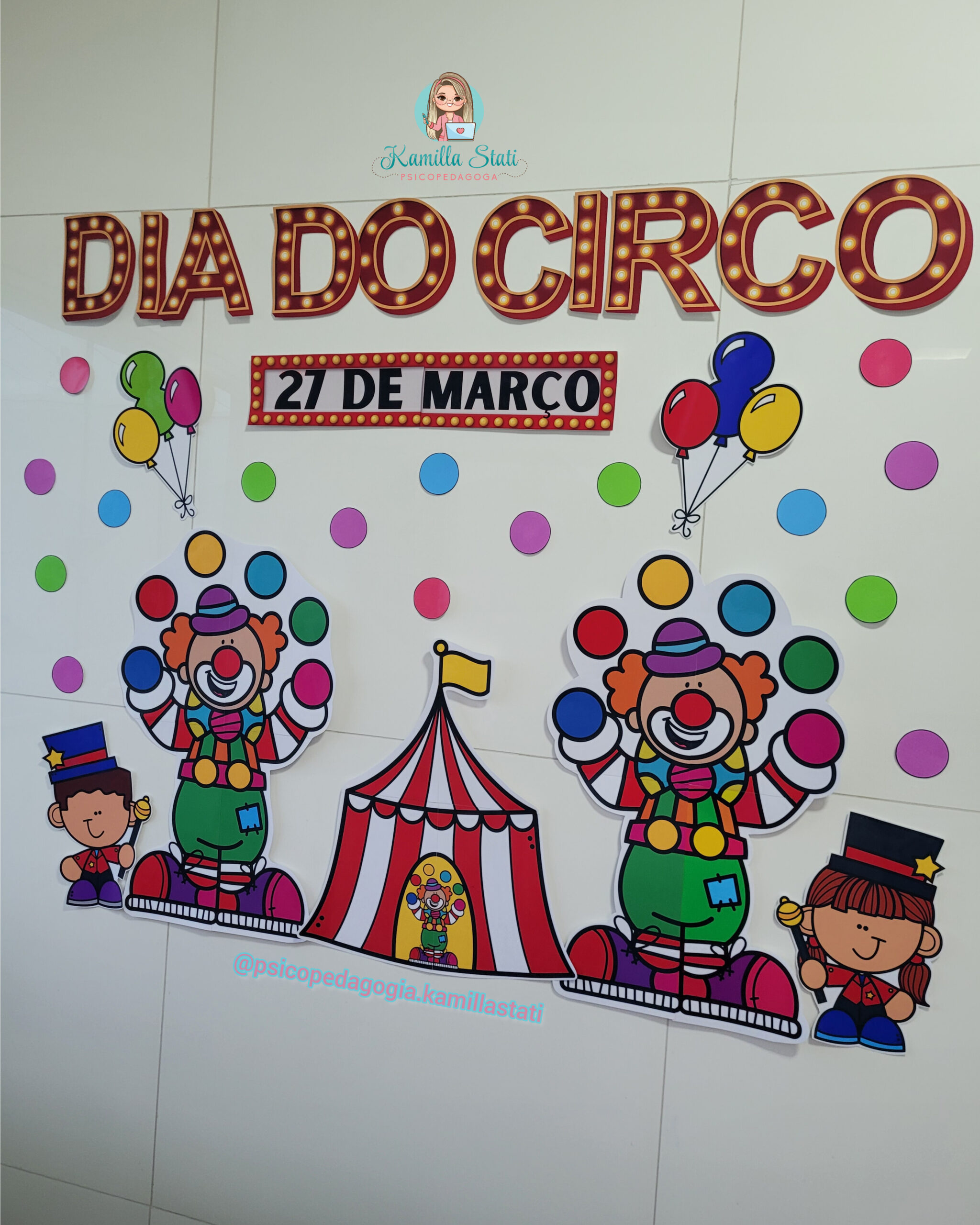 decoração dia do circo educação infantil