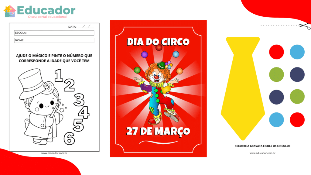 decoração dia do circo vs festa circo infantil