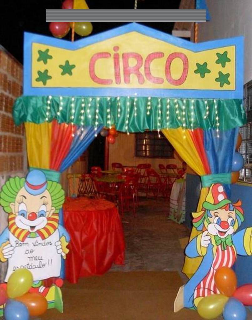 erros comuns ao decorar sala dia do circo infantil