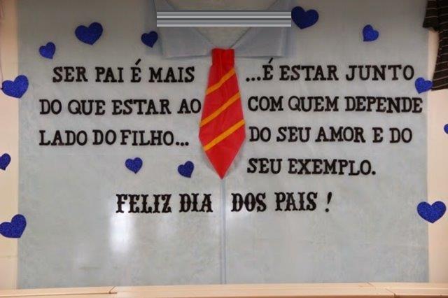 decoração dia dos pais ministério infantil igreja