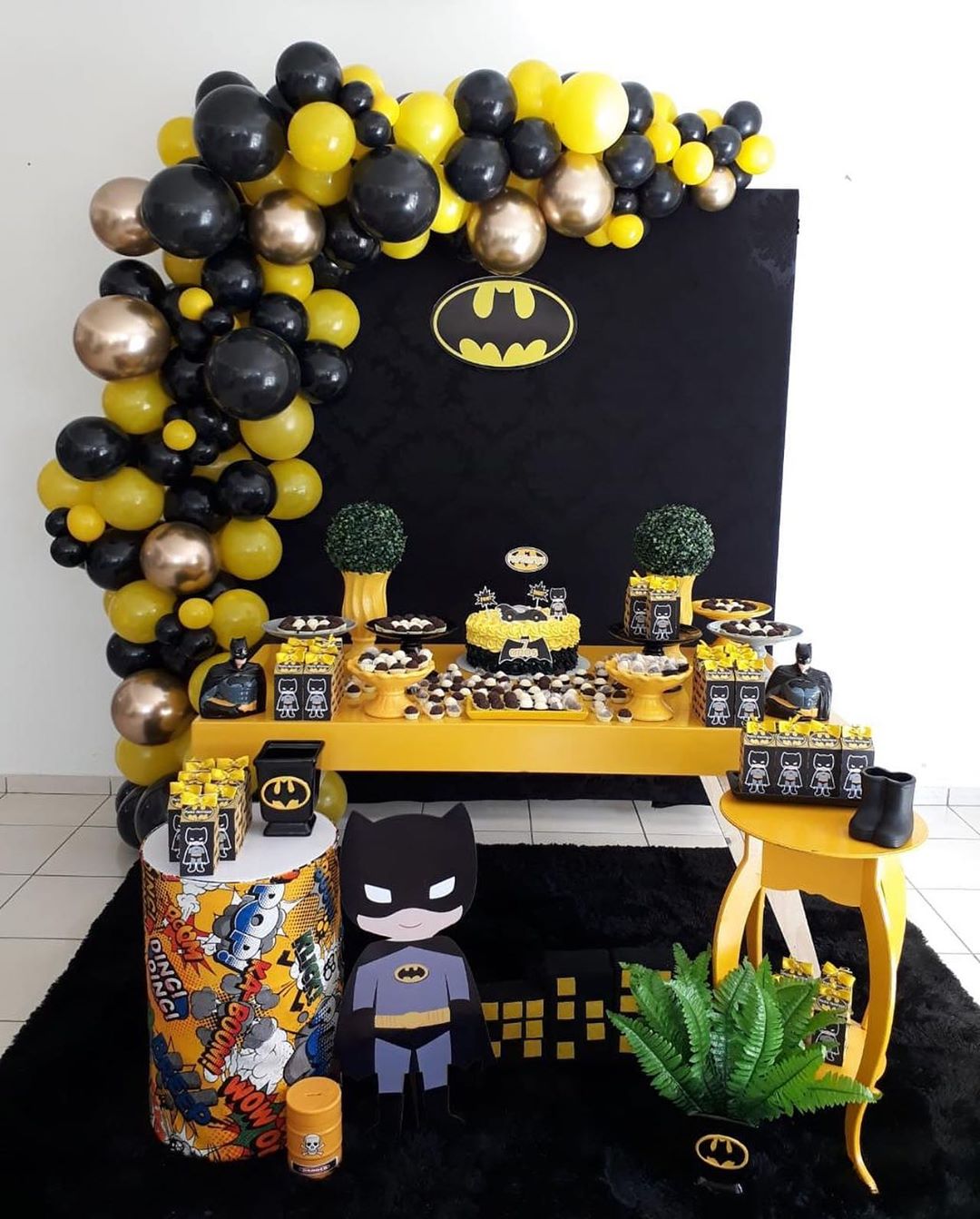 decoração batman para menino