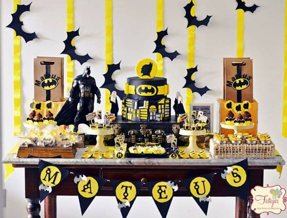 centro de mesa batman
