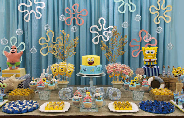 kit festa bob esponja