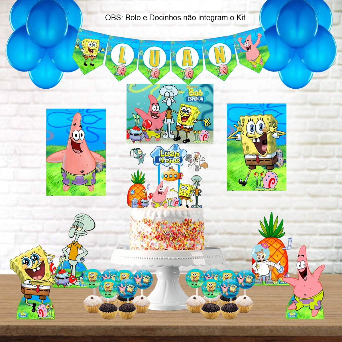 painel bob esponja