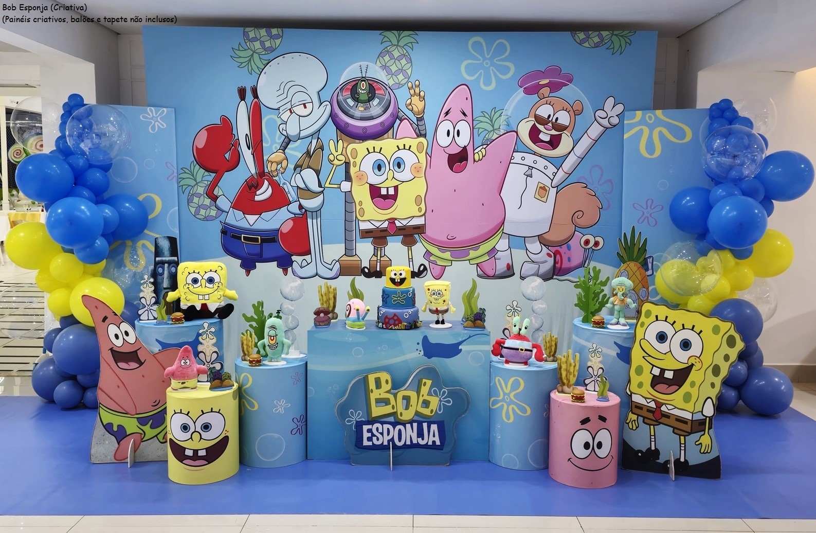 balões bob esponja