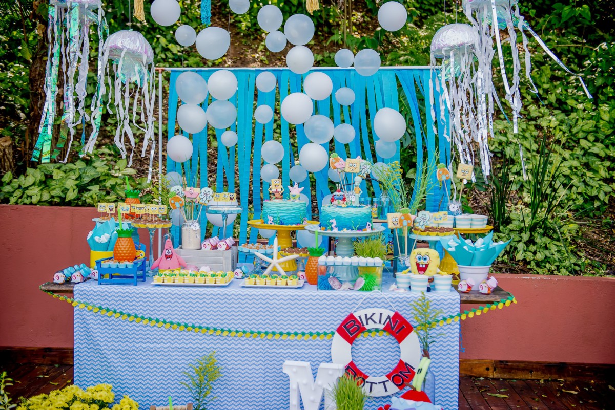tema bob esponja aniversário