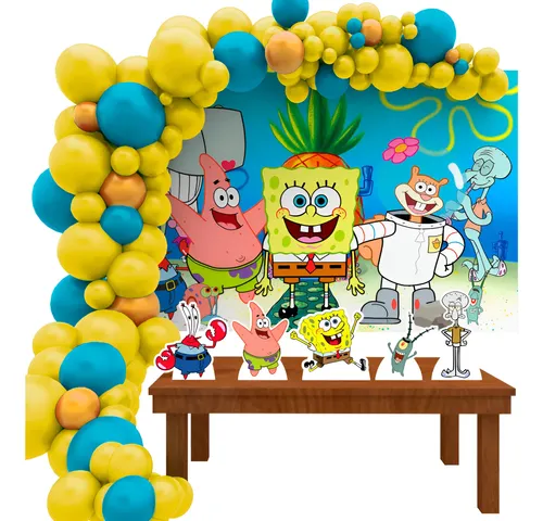 ideias decoração bob esponja