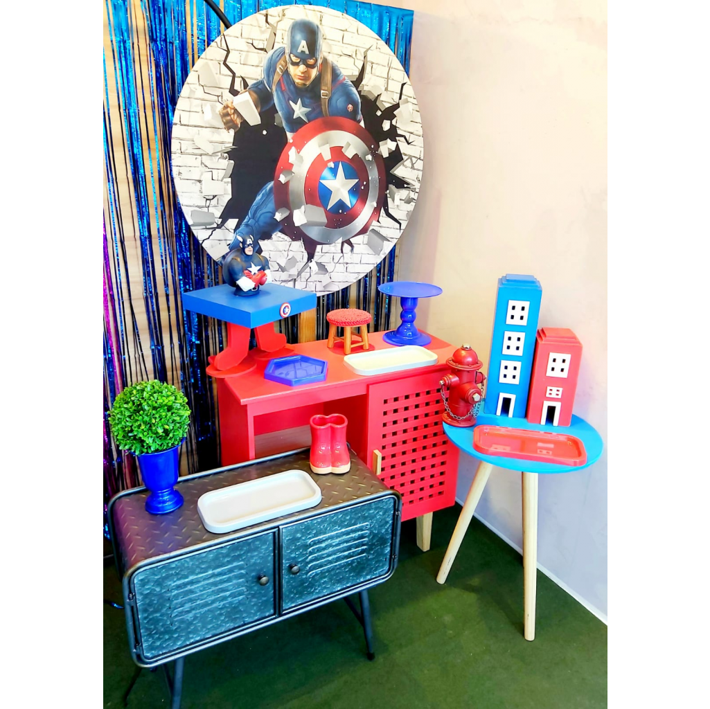 decoração capitão américa moderna