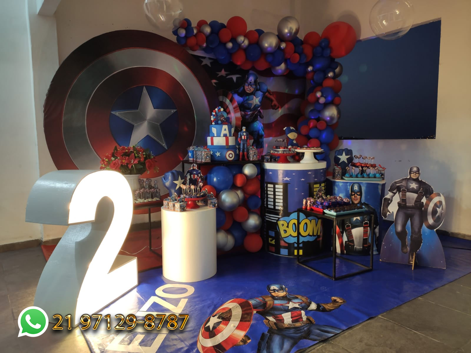 decoração capitão américa para quarto de bebê