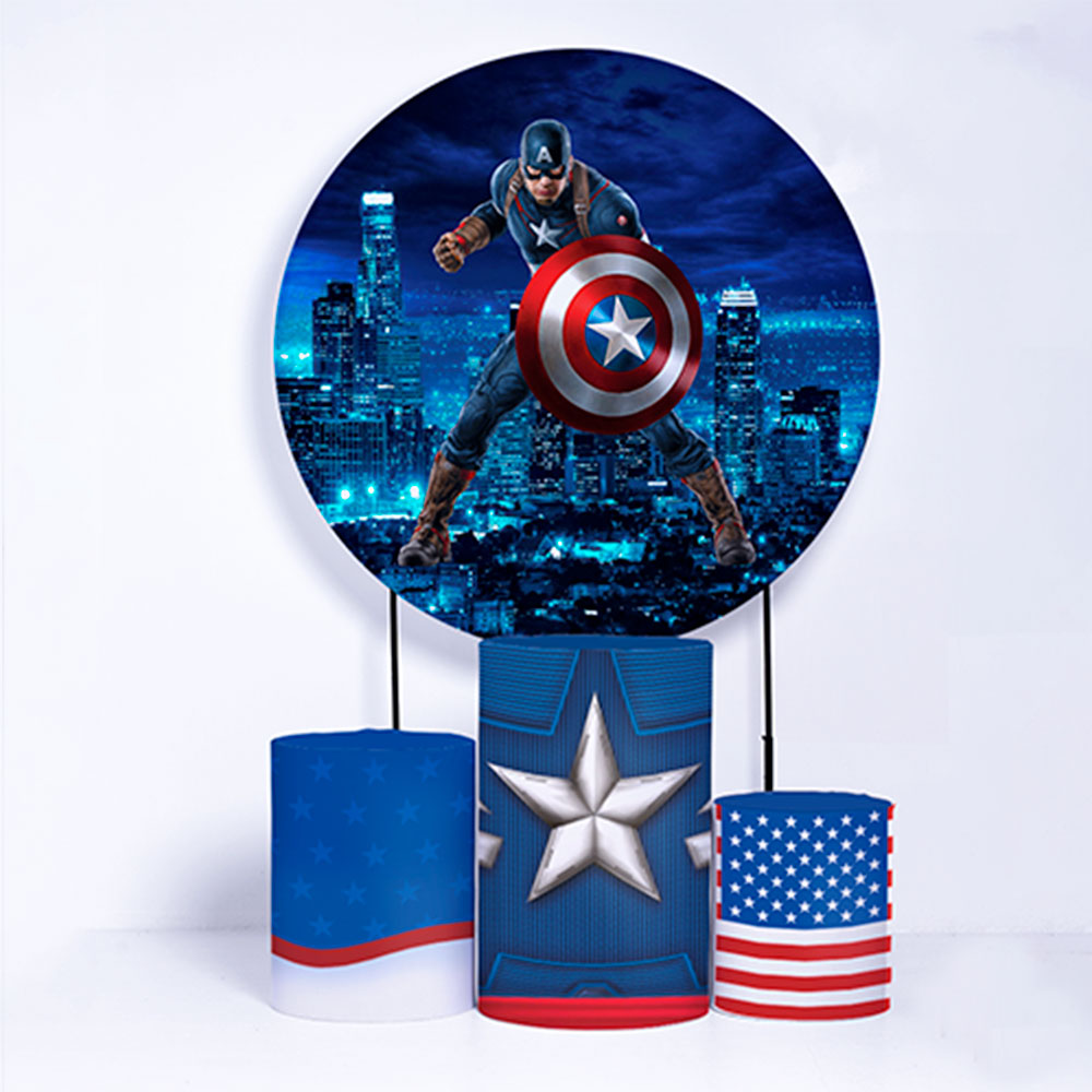 decoração capitão américa masculina