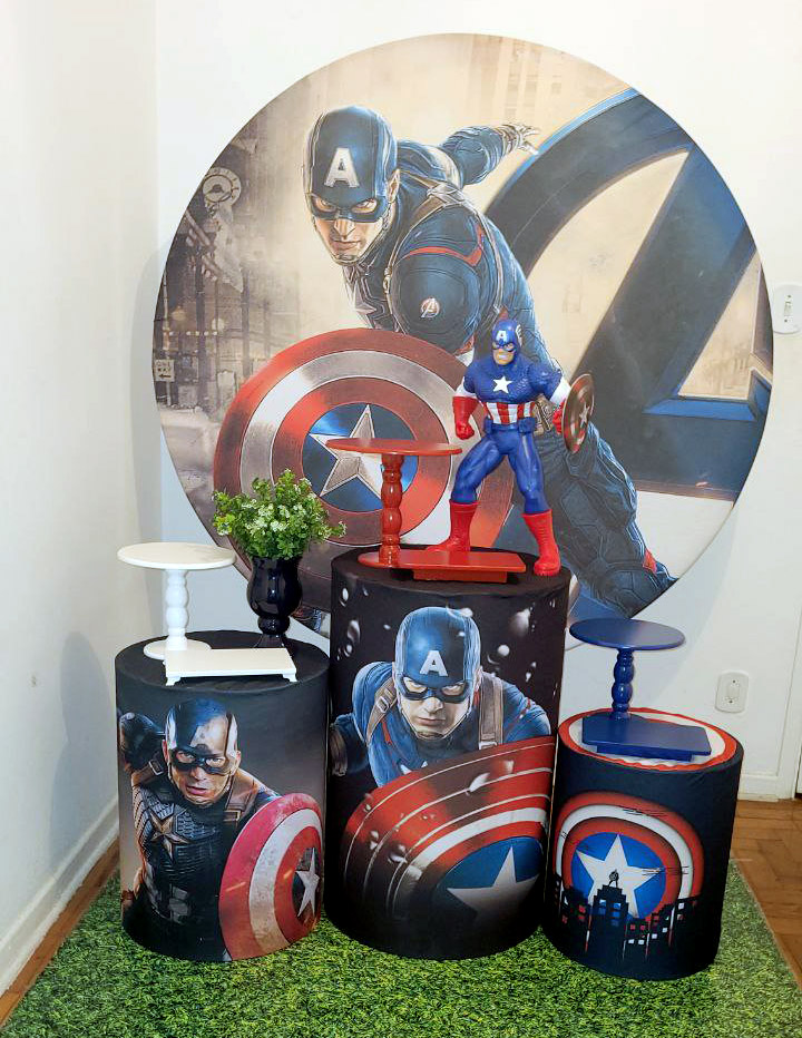como decorar festa capitão américa