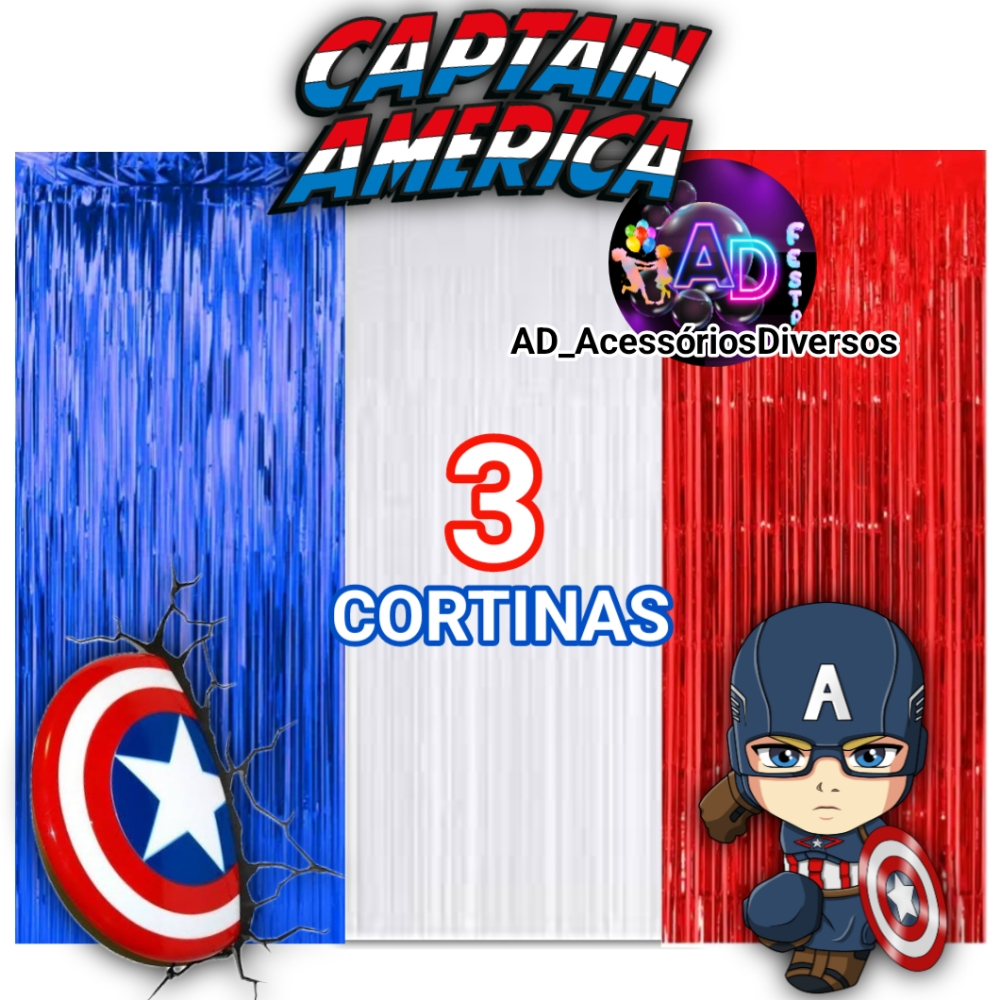 decoração capitão américa DIY