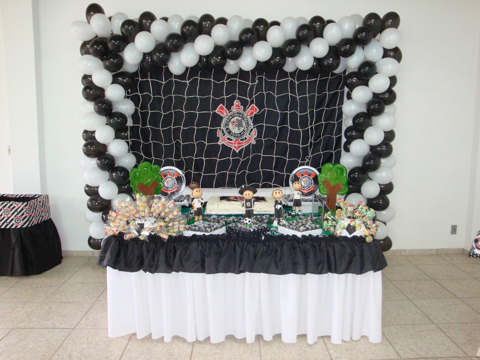 decoração corinthians festa