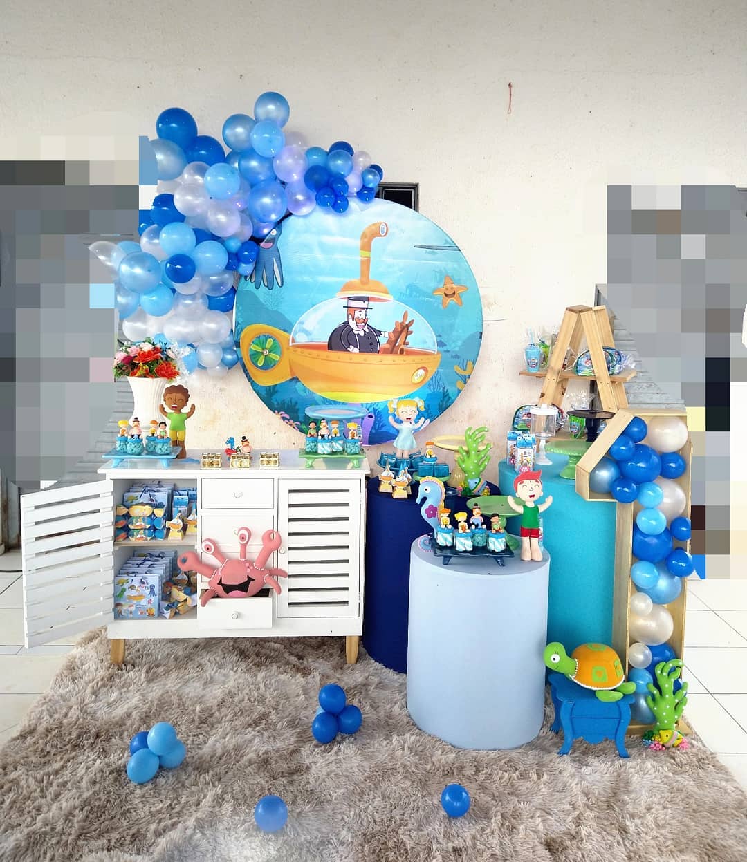 decoração festa fundo do mar infantil