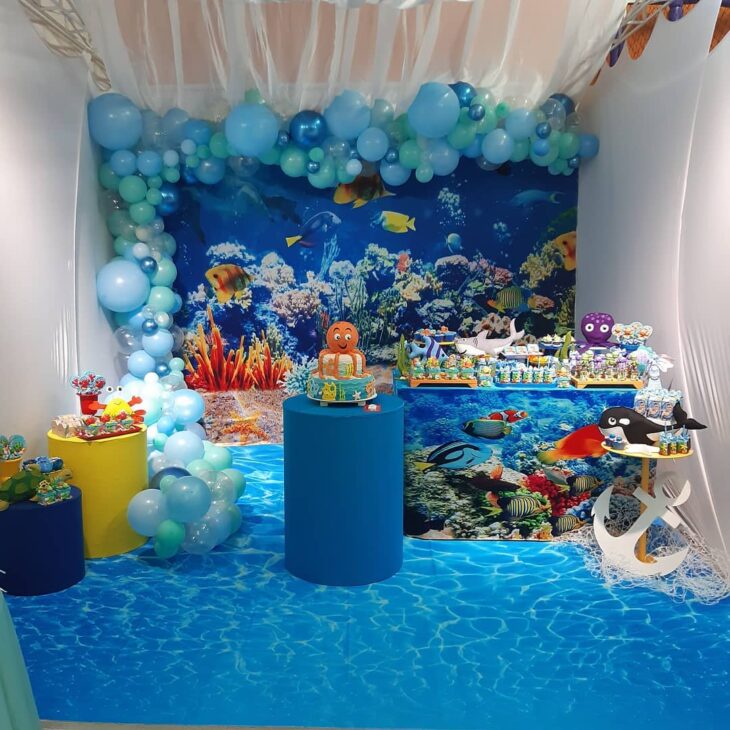 decoração quarto bebê tema oceano