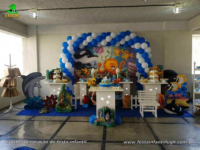 inspiração decoração fundo do mar