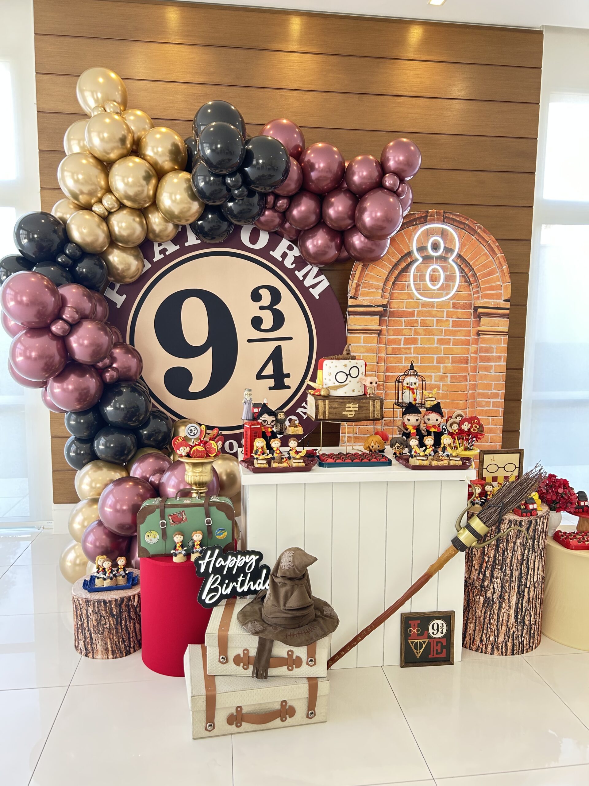 festa harry potter decoração