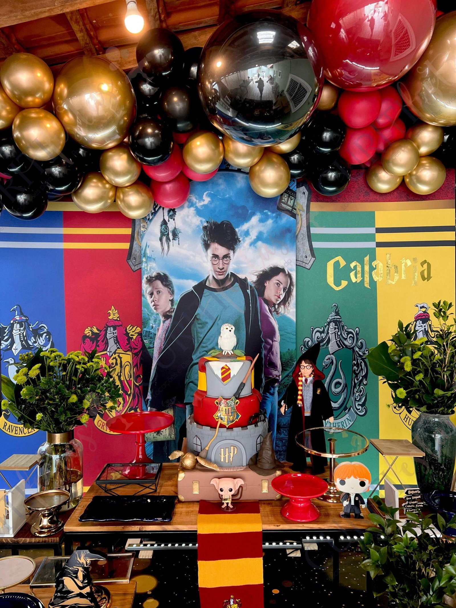 como decorar festa harry potter