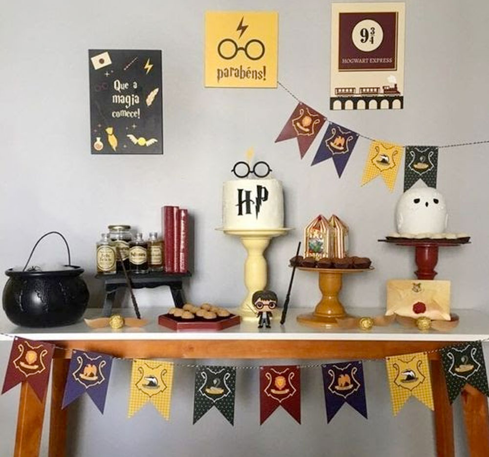 quarto harry potter decoração