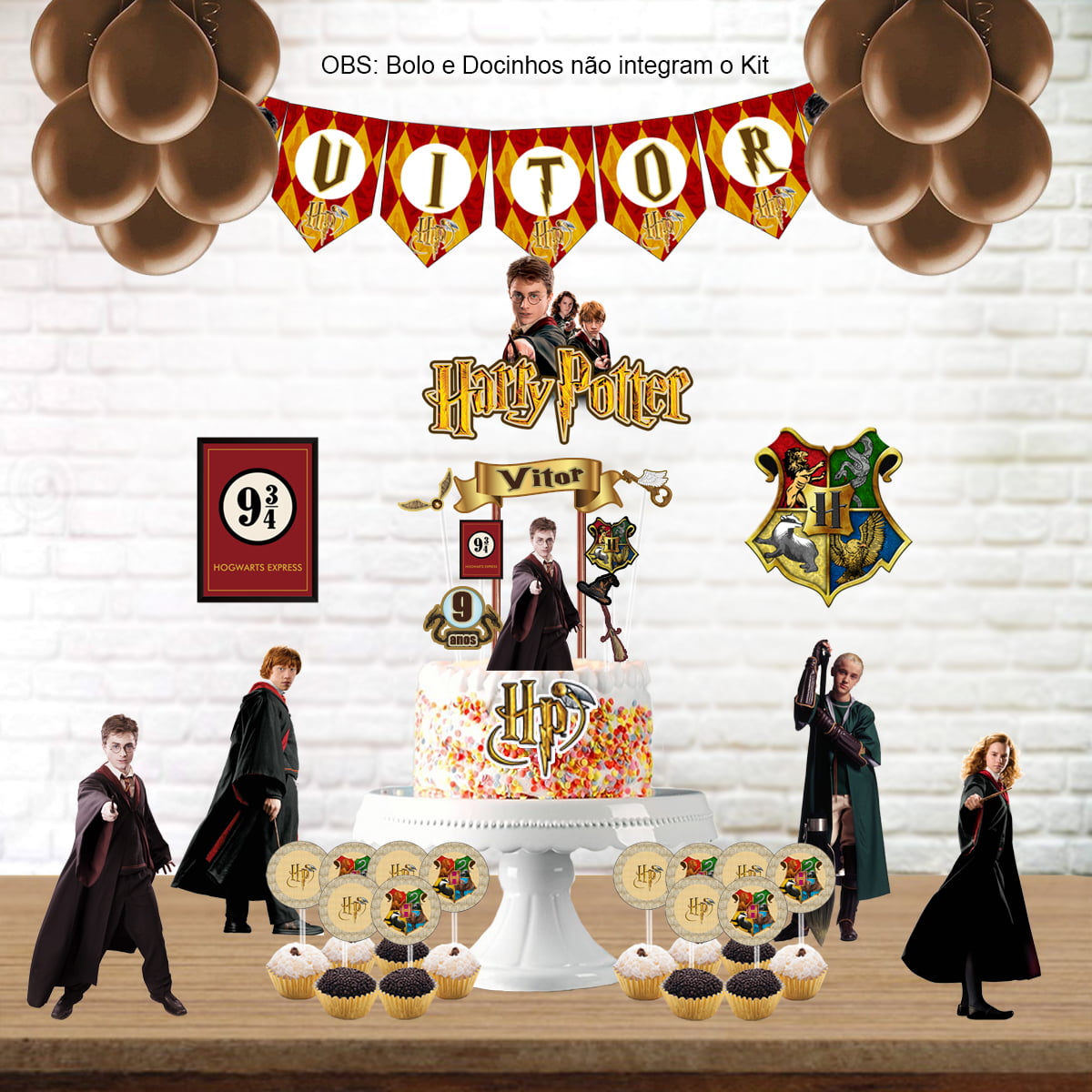 decoração harry potter simples