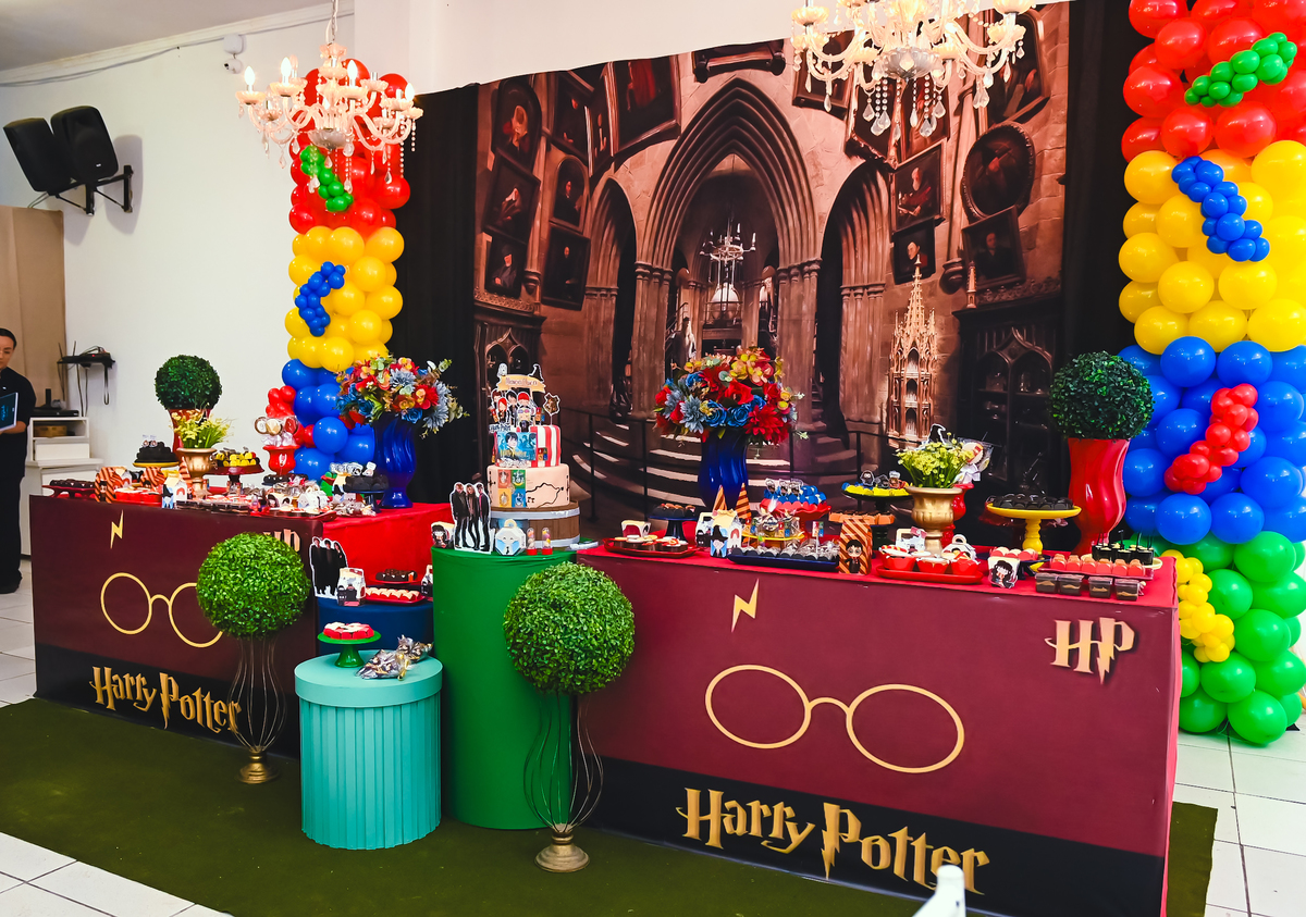 como decorar festa harry potter