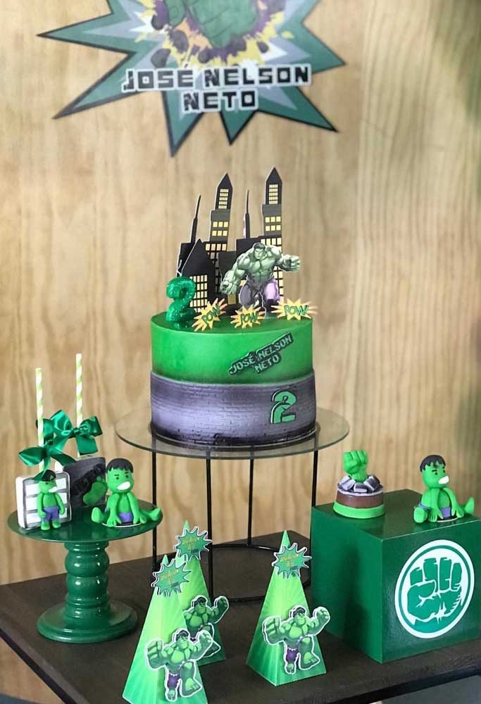 decoração hulk para bebê