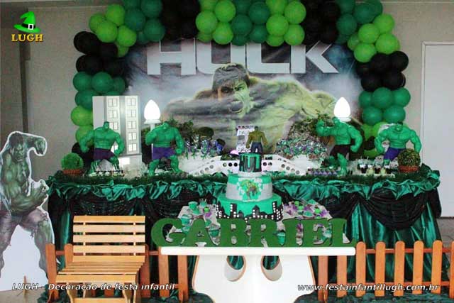 ideias decoração hulk