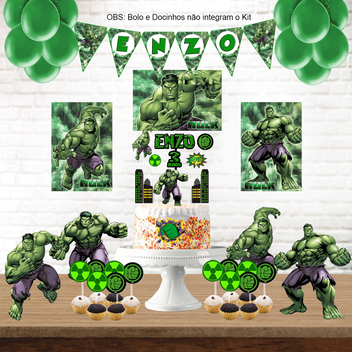 decoração hulk quarto