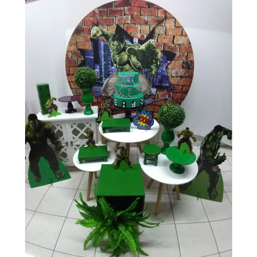 decoração hulk lembrancinha