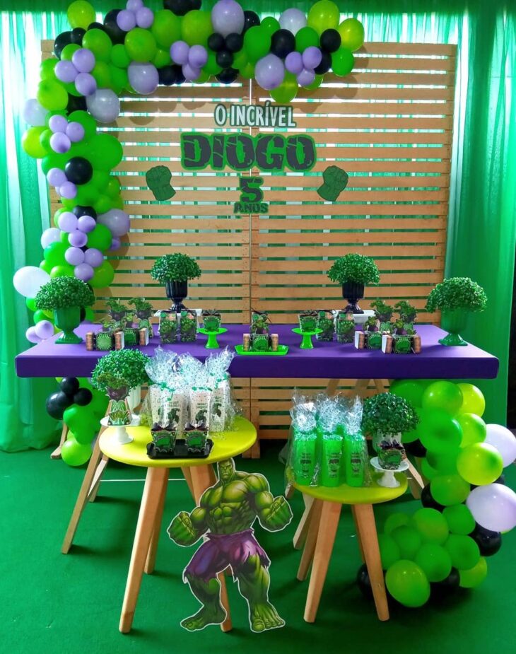 decoração hulk DIY