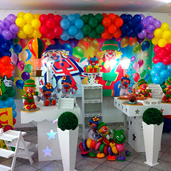 decoração patati patatá centro de mesa