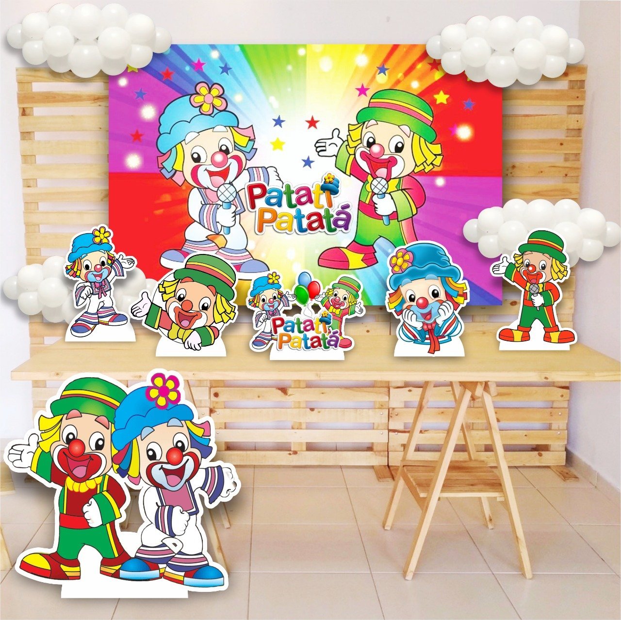 decoração patati patatá kit festa
