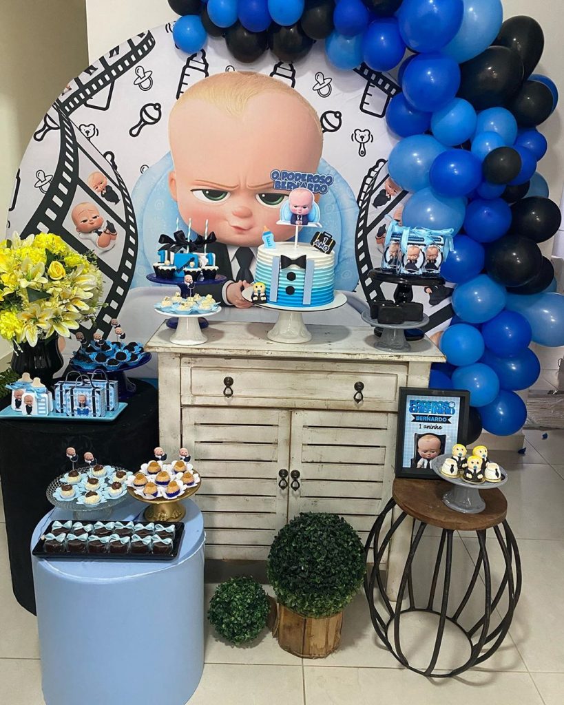 decoração poderoso chefinho vs tema ursinho 1 ano