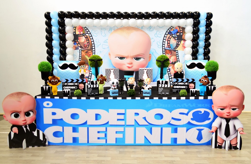decoração poderoso chefinho vs tema ursinho 1 ano