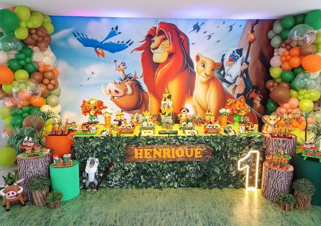 decoração tema savana africana