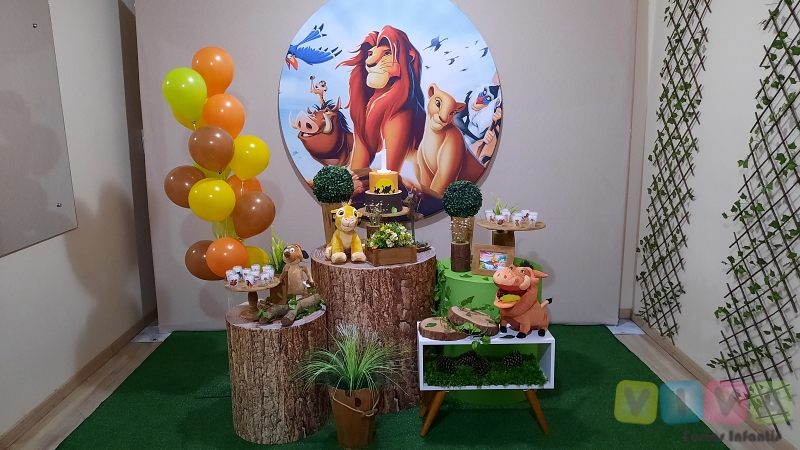 festa rei leão baby