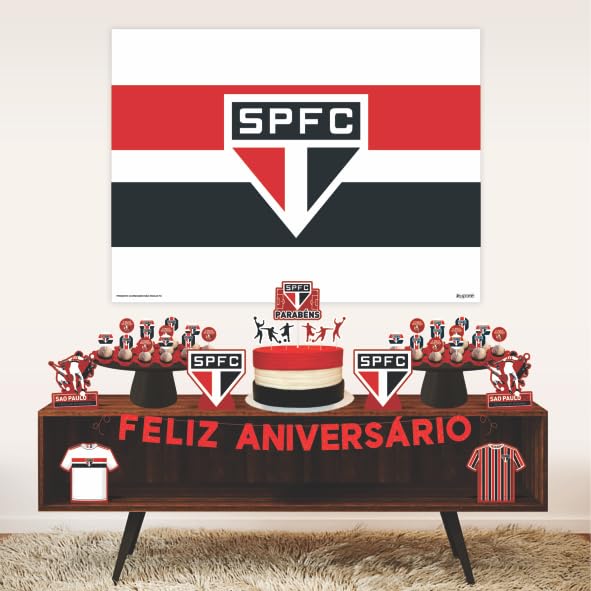 decoração festa são paulo fc econômica