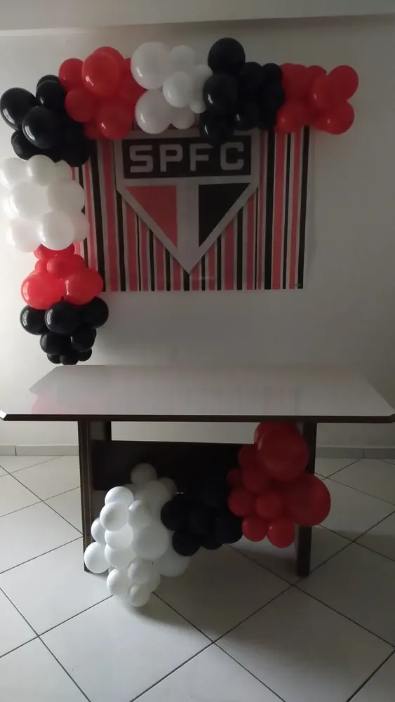 decoração festa são paulo fc econômica