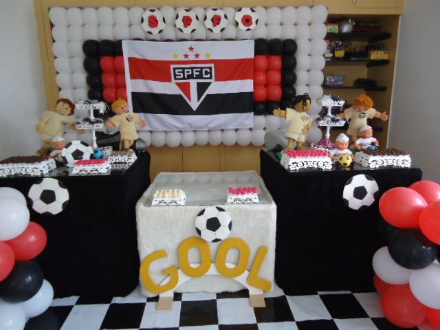decoração de aniversário são paulo fc