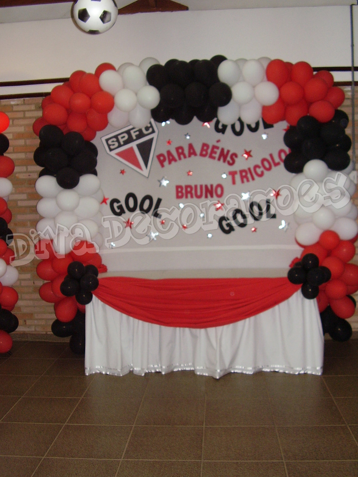 decoração são paulo futebol clube simples