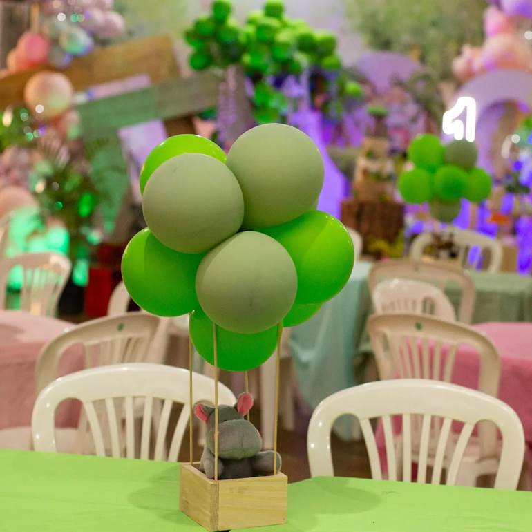 decoração do tema safari