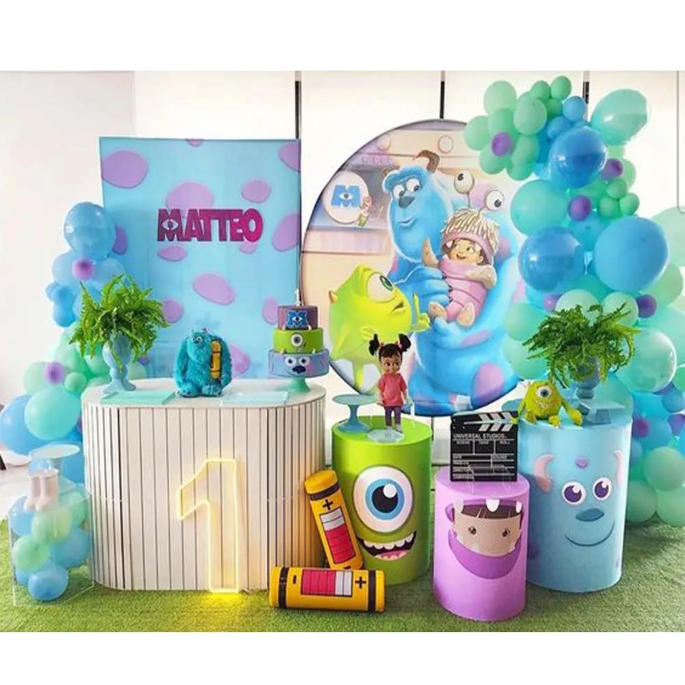 ideias criativas decoração festa Monstros S.A.