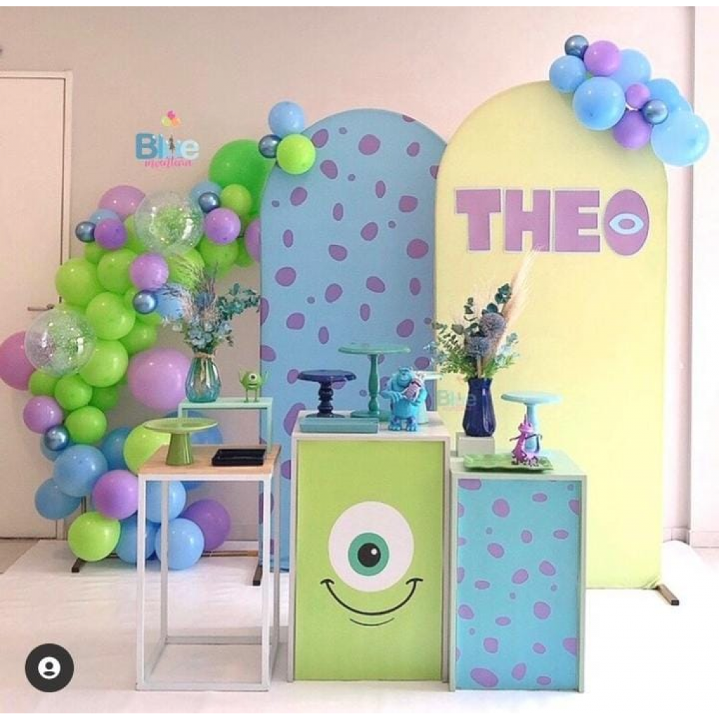 quanto custa decorar festa Monstros S.A.