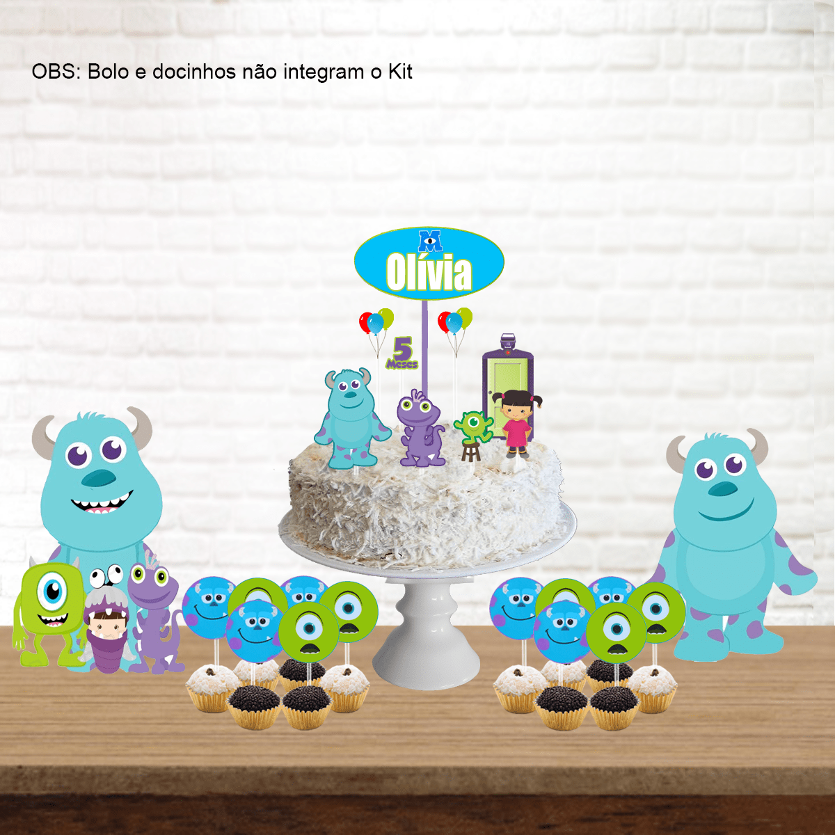 erros comuns ao decorar festa Monstros S.A.